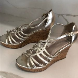 Fergalicious Women's Gold Straps with Buckle